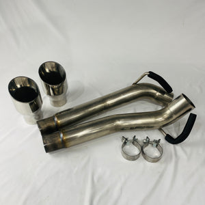 2010-2015 Chevy Camaro V8 Axle Back Muffler Delete