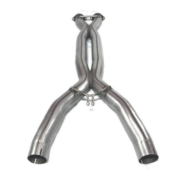 Double Helix 3.0” Stainless Steel X-Pipe for 2014-2019 C7 Corvette from ...